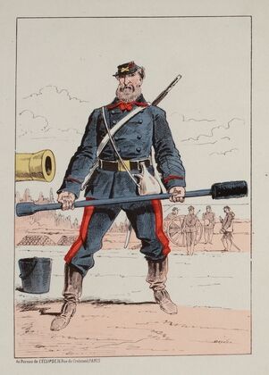 Artillerie de la garde nationale. (1871)