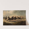 Artillery charge (from 1866 until 1867) by Maksymilian Gierymski