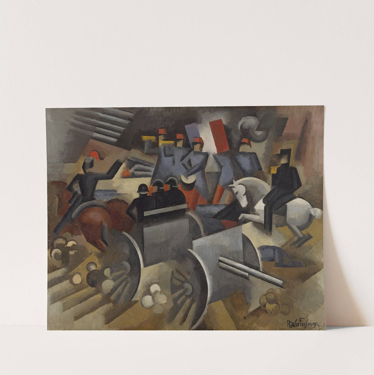Artillery (1911) by Roger de La Fresnaye