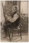 Artist Seated at Easel (ca. 1887-1893)