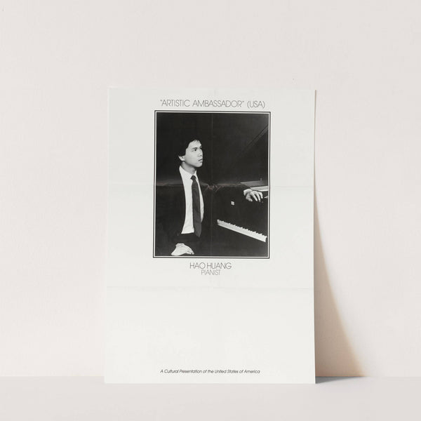 'Artistic Ambassador' (USA): Hao Huang. Pianist by U.S. Information Agency