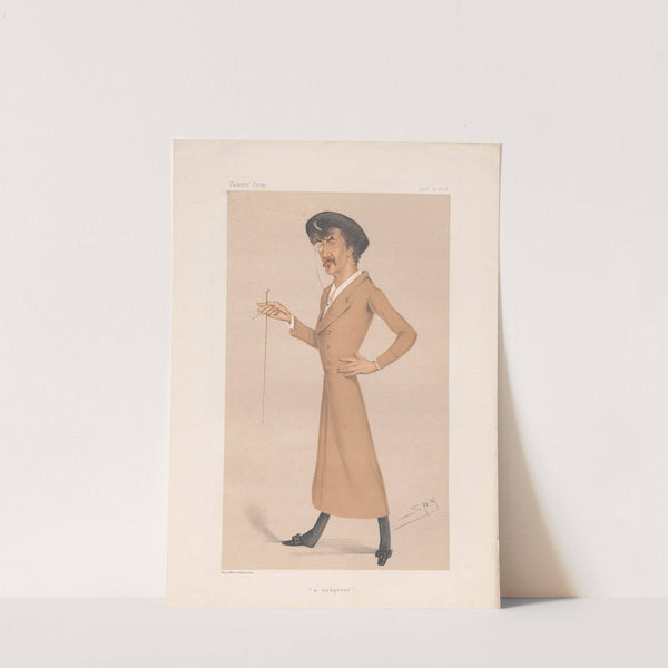 Artists. ‘a symphony’. Mr. James Abbott McNeill Whistler. 12 January 1878 (1878) by Leslie Matthew Ward