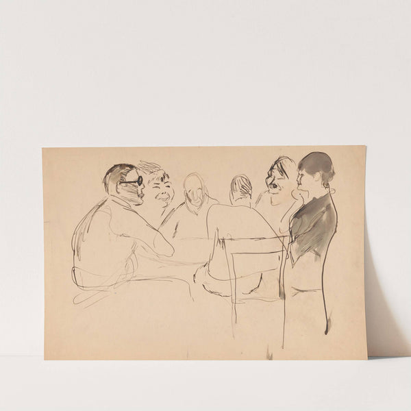 Artists Around a Table by Robert Henri