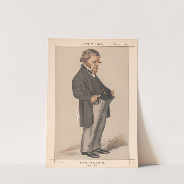 Artists. ‘Historic Art’. Mr. G.W. Ward. 20 December 1873 (1873) by Leslie Matthew Ward