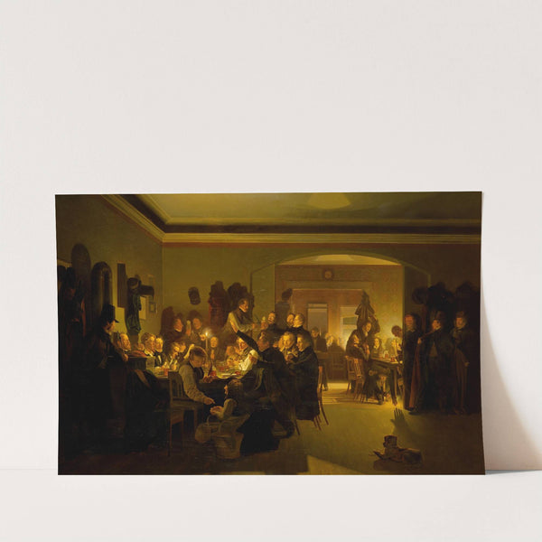 Artists In Finck’s Coffee-House In Munich (1832) by Wilhelm Bendz