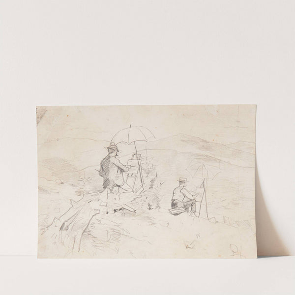 Artists Sketching in the White Mountains by Winslow Homer