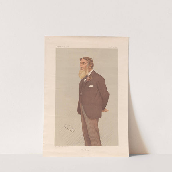 Artists. ‘The Graphics’. William Luson Thomas. 13 December 1894 (1894) by Leslie Matthew Ward