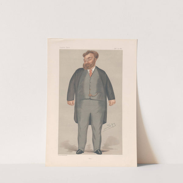 Artists. ‘Val’. Mr. Valentine C. Prinsep. 13 January 1877 (1877) by Leslie Matthew Ward