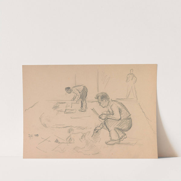 artyści malarze przy pracy (1940) by Ivan Ivanec