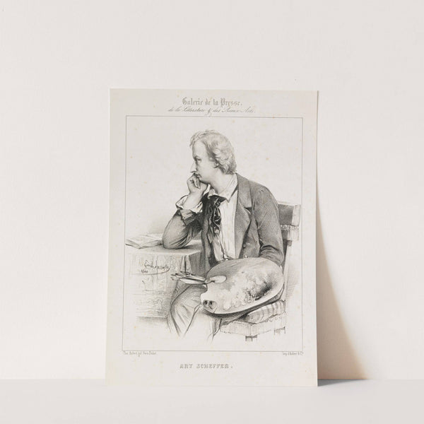 Ary Scheffer by Emile Lassalle