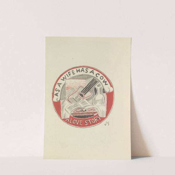 As a wife has a cow Pl.3 (1926) by Juan Gris