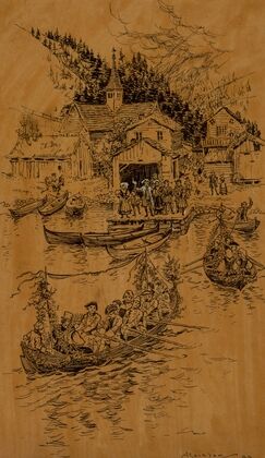 As Pretty a Boat-Procession