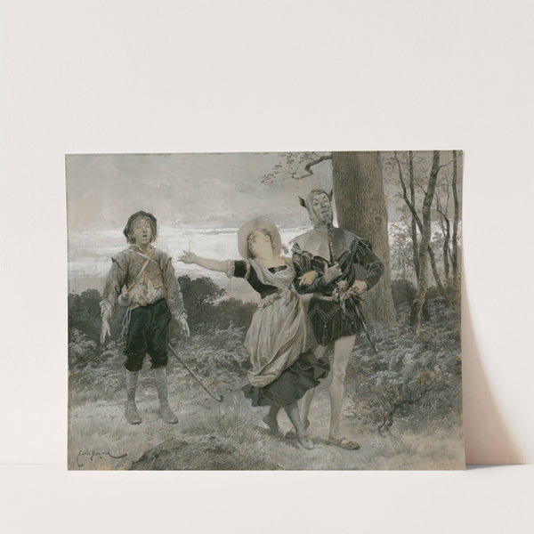 As you like it, act 5, scene 1 ‘Do, good William’ (1887) by Émile-Antoine Bayard