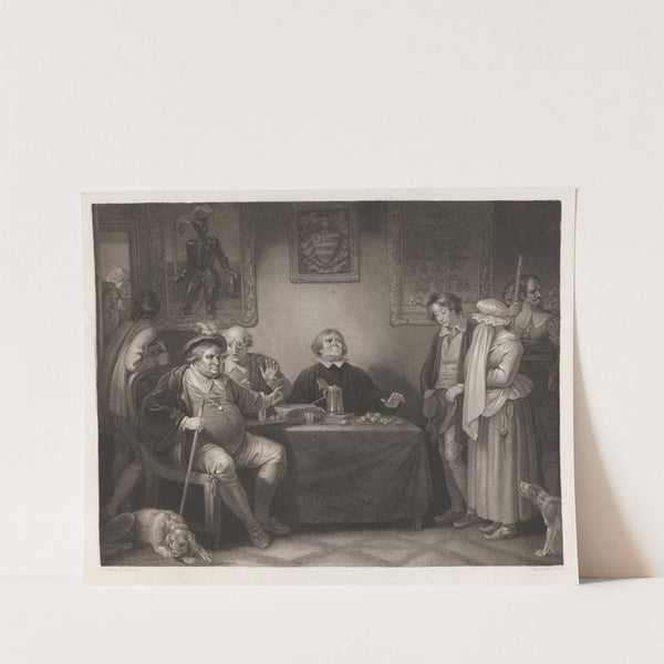 As You Like It; Act II, Scene VII; The Seven Ages Man (fifth age) (1801) by Robert Smirke