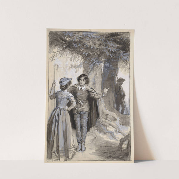 As you like it, III, 5 (1900-1910) by Charles A. Buchel