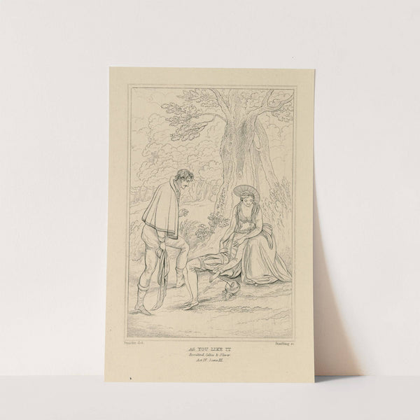 As you like it, Rosalind, Celia & Oliver (19th century) by William Francis Starling