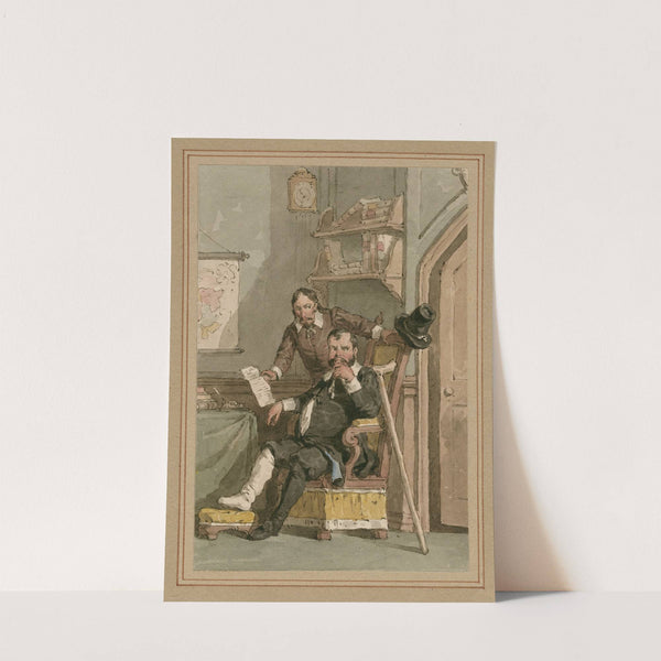 As you like it, scenes of the seven ages of man Pl.5 by John Augustus Atkinson