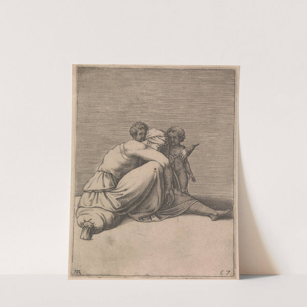 Asa, Ancestor of Christ by Adamo Scultori