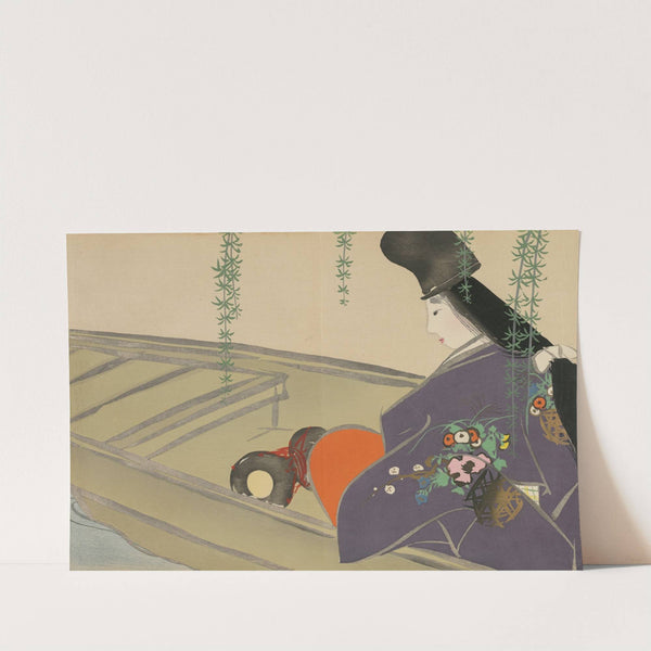 Asazuma in Her Boat (Asazuma-bune) (1909-1910) by Kamisaka Sekka
