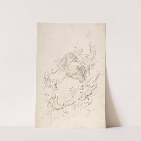 Ascension of a Bishop Saint by Luca Giordano