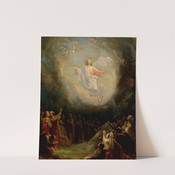 Ascension Of Christ, Sketch On The Altarpiece Of Lemland by Robert Wilhelm Ekman