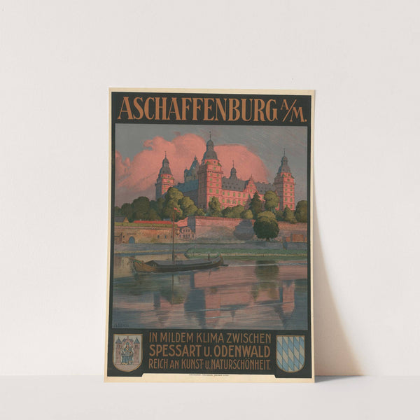 Aschaffenburg am Main (1905) by Adalbert Hock