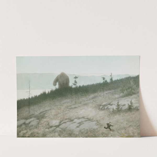 Ash Lad And The Troll by Theodor Kittelsen