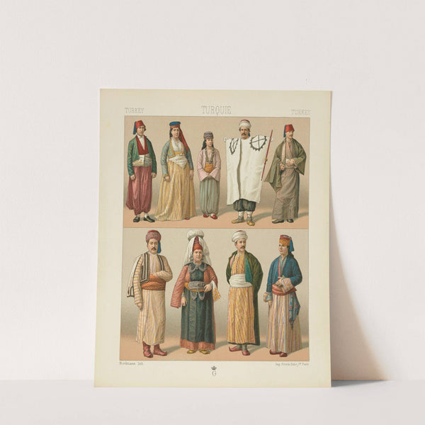 Asie Mineure – costumes des Vilayets d’aidin, de konieh et d’Angora (1876-1888) by Auguste Racinet