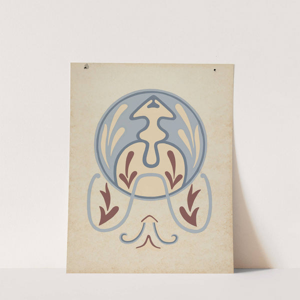 Asistencia of San Antonio de Pala Wall Design from the portfolio Decorative Art of Spanish California by American 20th Century