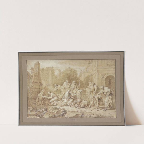 Aspasia im Gespräch mit Philosophen by Michel Corneille the younger