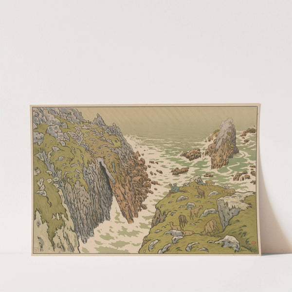 Aspects of Nature; The Cliff (1897) by Henri Rivière