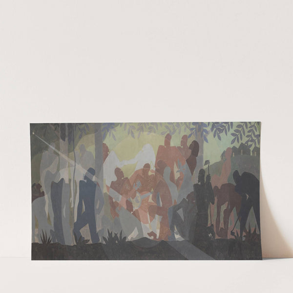 Aspects of Negro Life; An Idyll of the Deep South (1935) by Aaron Douglas