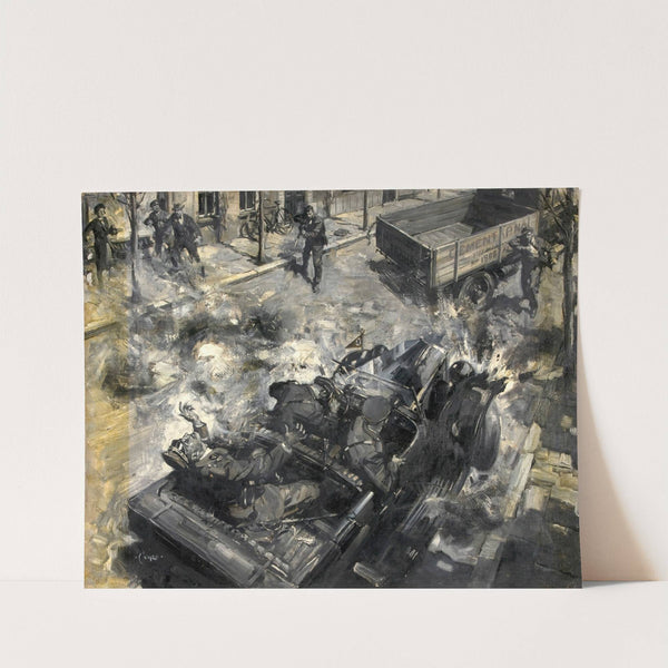 Assassination of Reinhard Heydrich by Terence Cuneo