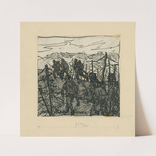 Assault on the Italians (1914–1918) by Elemír Halász-Hradil