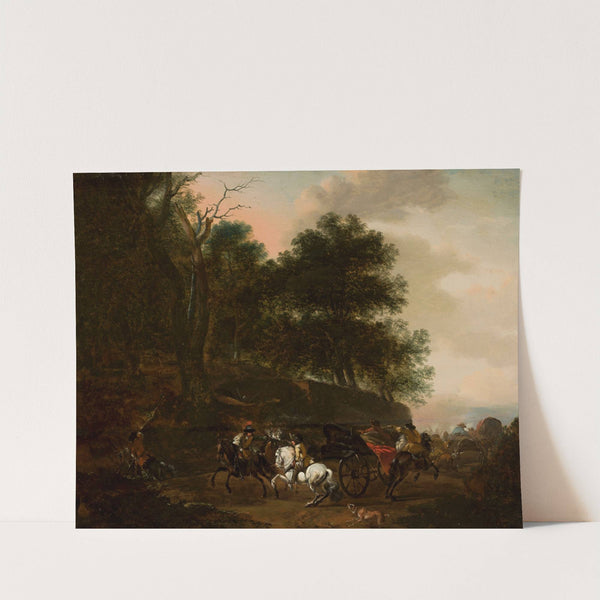 Assault on travellers by August Querfurt