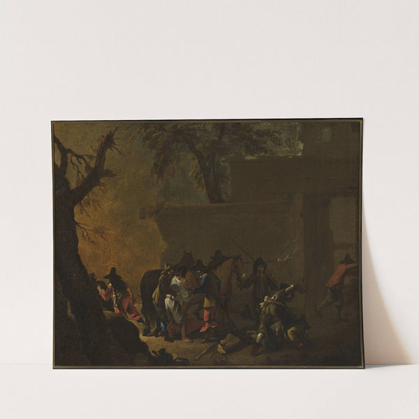 Assault on travellers by Jean Tassel