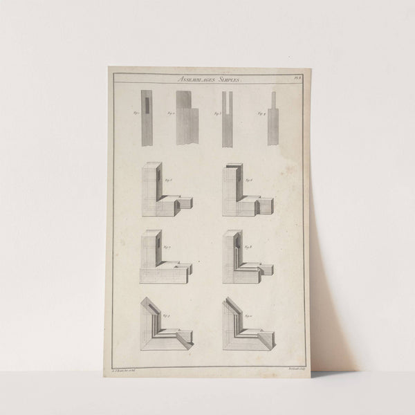 Assemblages simples. by André Jacob Roubo