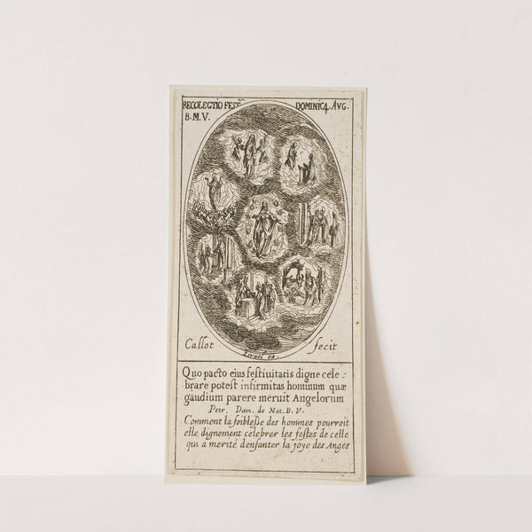 Assembly of the Feast of the Holy Virgin (1632) by Jacques Callot