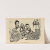 Assisted by his daughters (1893-1900) by Charles Dana Gibson