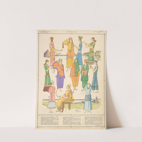 Assyrian - Fashionable ladies by Paul Louis de Giafferri