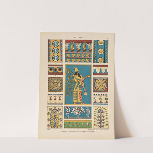 Assyrisch – Malerei, Bemalte Skulpturen, Keramik (1887) by Heinrich Dolmetsch