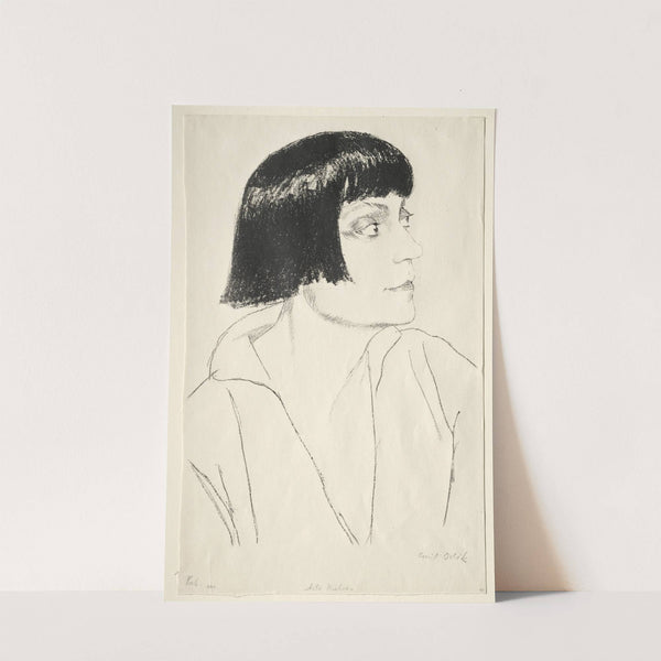 Asta Nielson by Emil Orlik