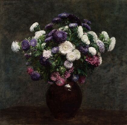 Asters in a Vase (1875) — size preview