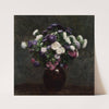 Asters in a Vase (1875) by Henri Fantin-Latour