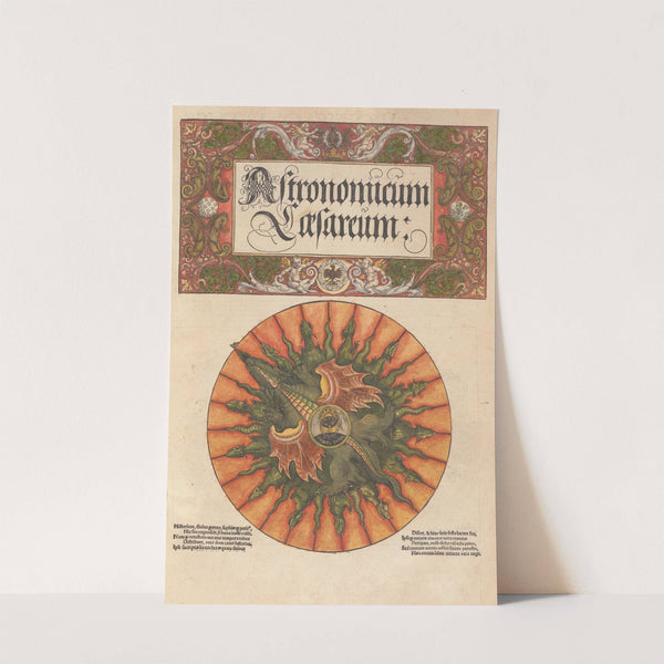 Astronomicum cæsareum pl 001 (1540) by Petrus Apianus