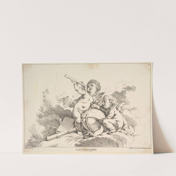 Astronomy (After F. Boucher) by Louis-Felix de La Rue
