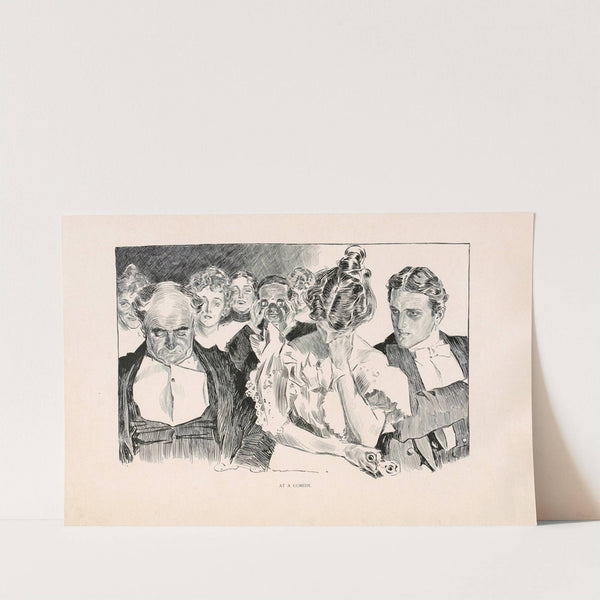 At a comedy (1896) by Charles Dana Gibson