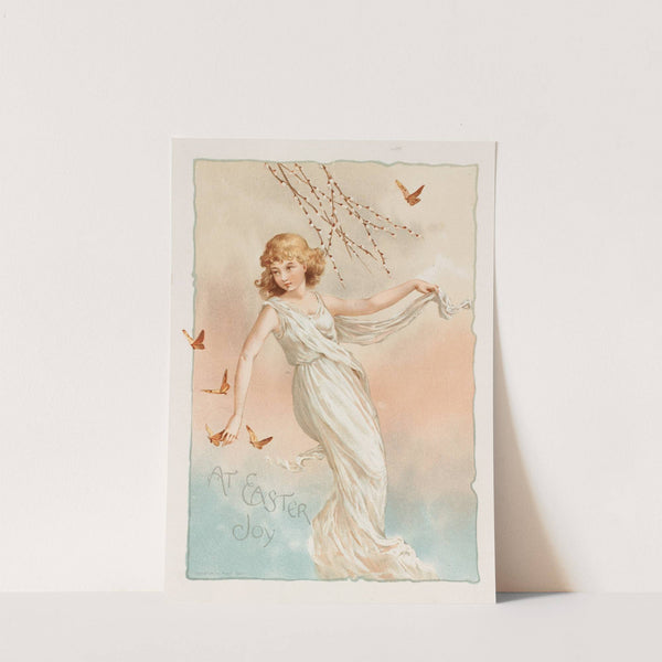 At Easter Joy (1887) by Louis Prang & Co.