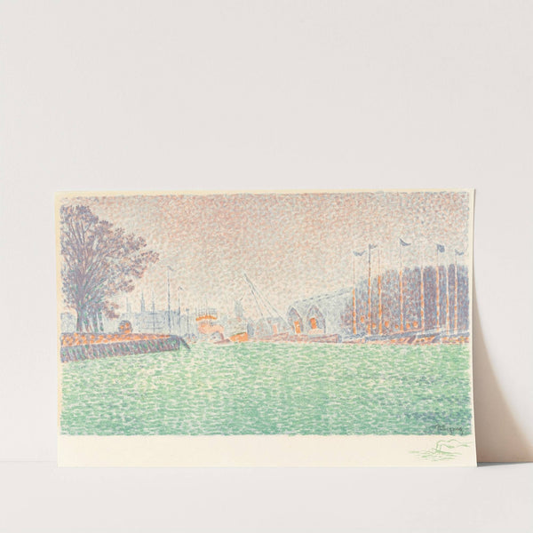 At Flushing (A Flessingue) by Paul Signac