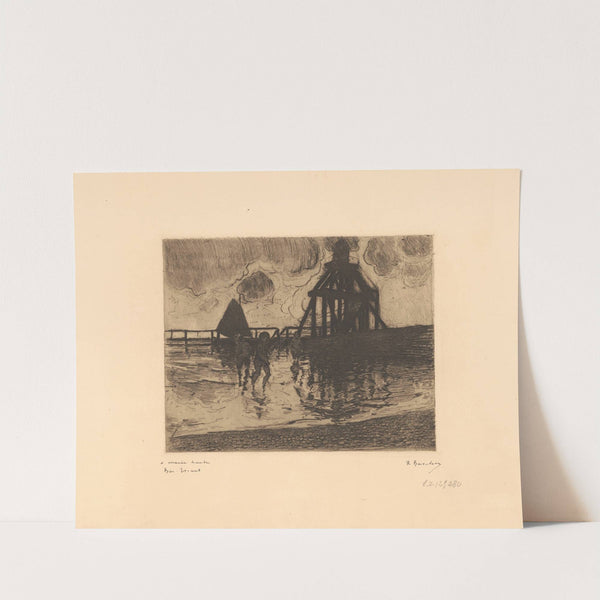 At high tide by Richard Baseleer